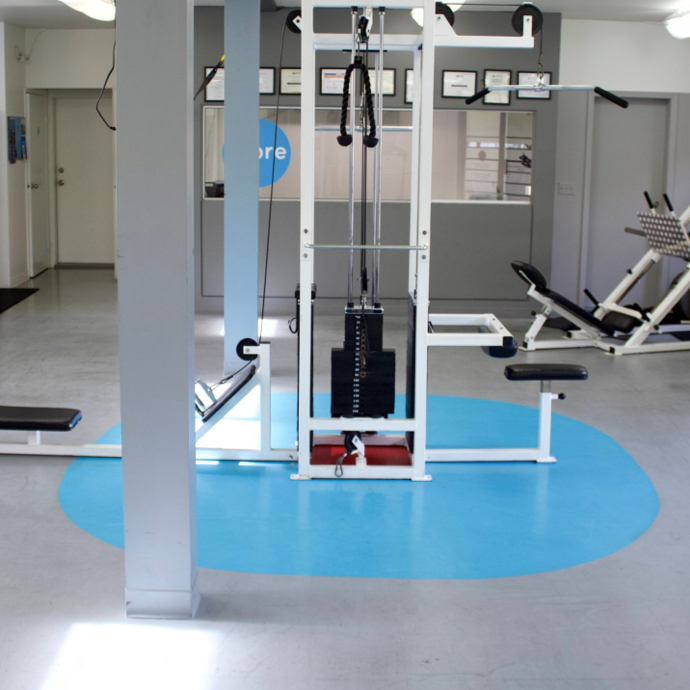 core fitness gym interior